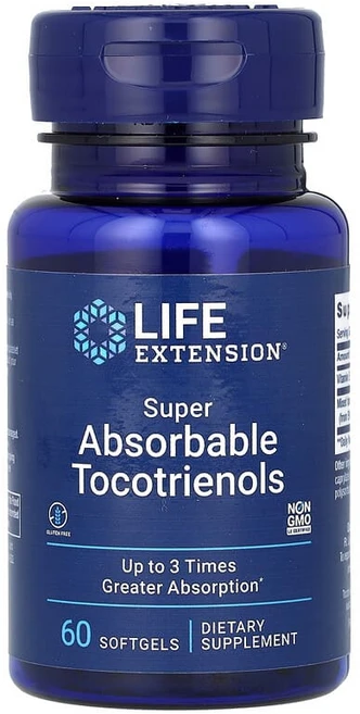 라이프익스텐션 고흡수성 토코트리에놀 소프트젤 60정 LEX-14006, 1개 - 쿠팡