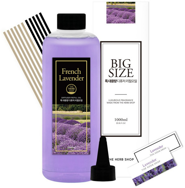 더허브샵 특대용량 디퓨저 리필오일, 프렌치라벤더