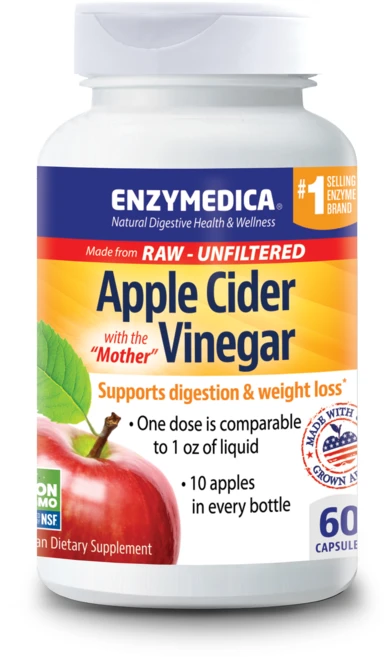 엔자이메디카 사과식초 애플사이다 비니거 애사비, 60정, 1개 - 쿠팡