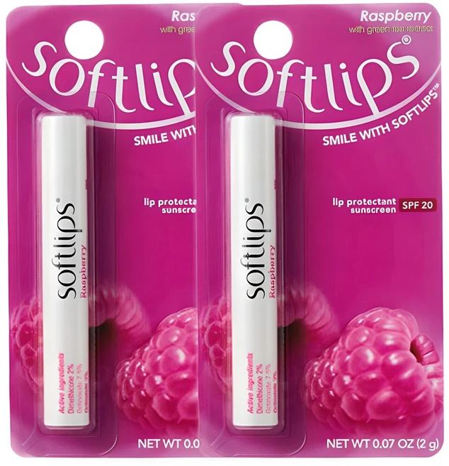 소프트립스 립밤, 라즈베리, 2g, 2개 - 쿠팡