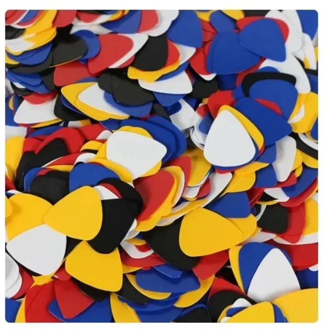 일렉트릭 기타 픽 어쿠스틱 뮤직 Plectrum 0.58/0.71/0.81/0.96/1.20/1.50mm 두께 액세서리 GYH, 08 50Pcs B