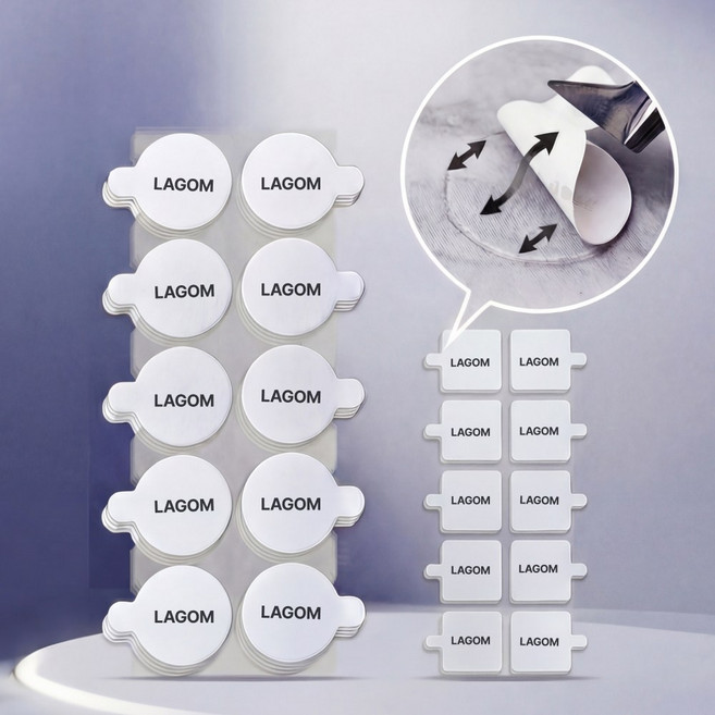 말랑베이비 벽지 손상 없이 잘 떼지는 이지탭 초강력 양면테이프, 100개