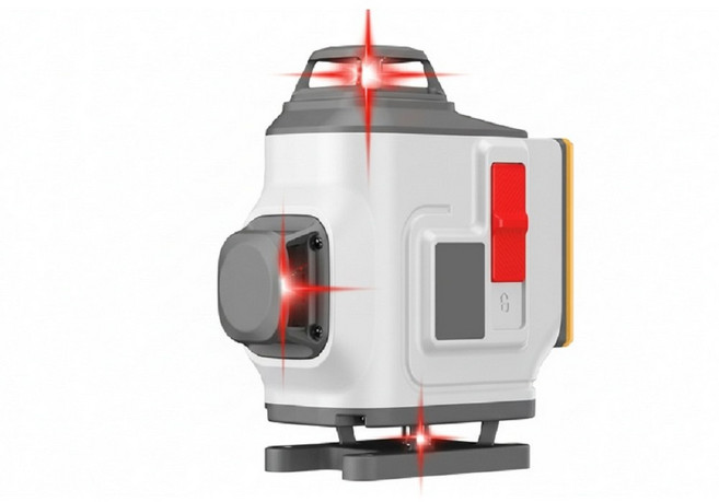 셀로 4D 16 라인 레이저 레벨기세트 그린 레드 수직수평측정기, 16라인레드색, 1개