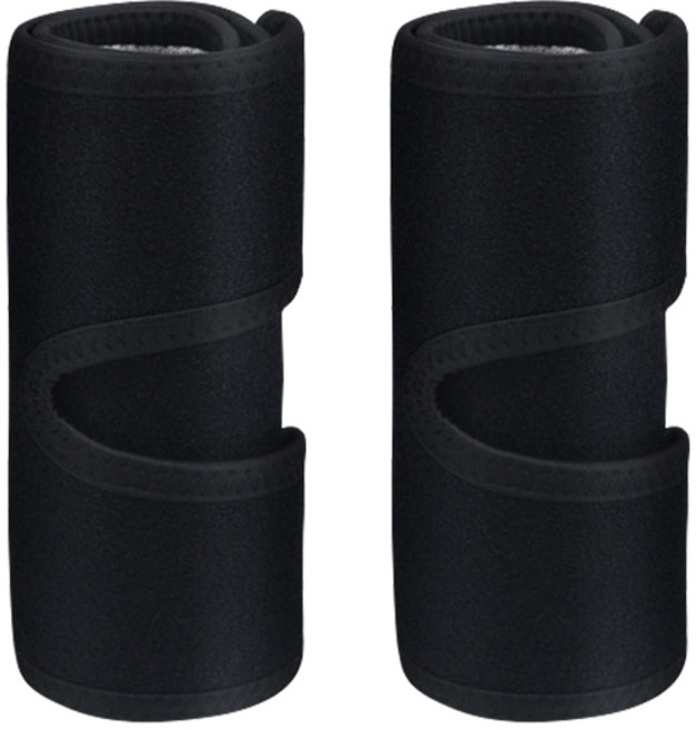 올리보 뱃살 똥배 복부 땀복 땀벨트 슬리밍 팔뚝살 허벅지 허리 스웻벨트, 2개, 블랙