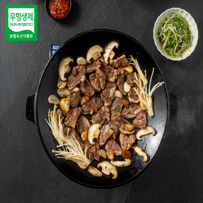 [맛한줄] 오리 슬라이스 무항생제오리 오리고기 훈제오리 오리로스 오리주물럭, 1kg, 1개