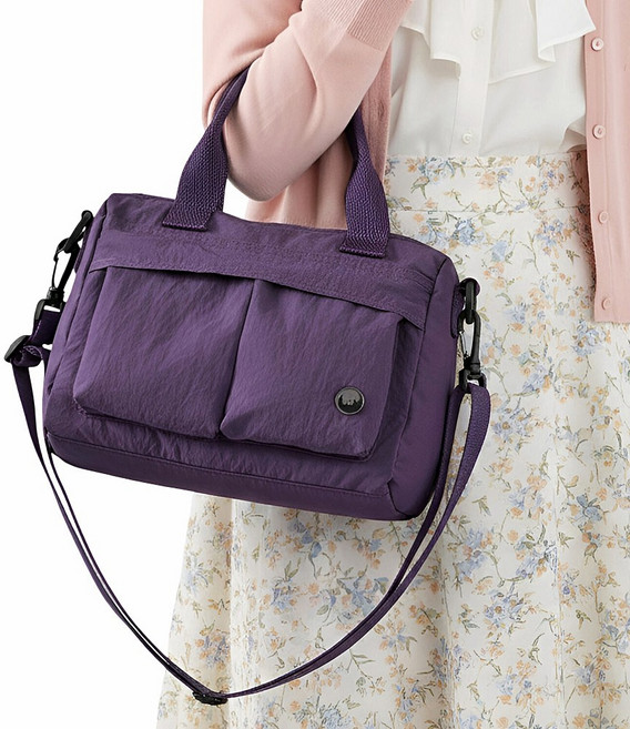 듀엘라 나일론 가벼운 여성 크로스백 경량 방수 캐주얼 여행 여자 데일리 크로스