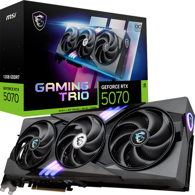 MSI 지포스 RTX 5070 게이밍 트리오 OC D7 12GB 트라이프로져4