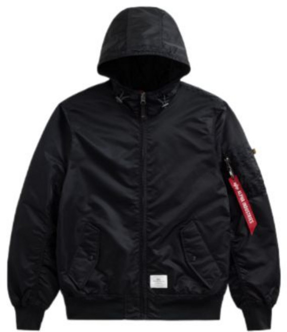 알파인더스트리 ALPHA INDUSTRIES L-2B 후디드 GEN II 플라이트 자켓 블랙 매장정품 193334