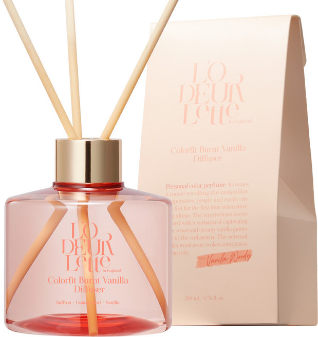로더렛 컬러 핏 디퓨저, 1개, 200ml, 번트 바닐라