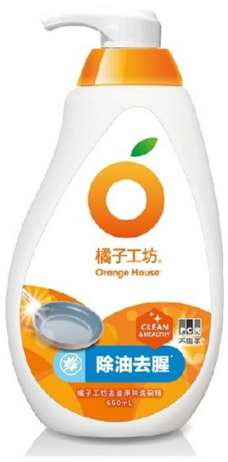 橘子工坊 溫和除菌洗碗精 650ml 超濃縮泡沫噴槍型洗碗精380ml, 1個, 溫和除菌洗碗精 650ml/罐