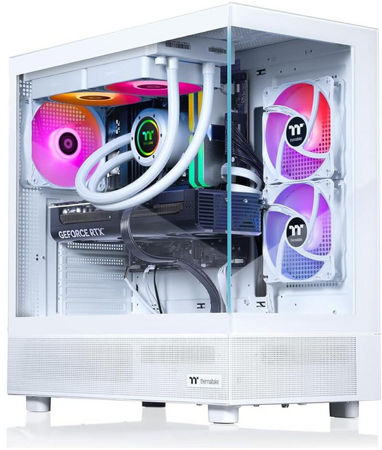 Thermaltake LCGS View 7870S-270 게이밍 데스크탑 (AMD Ryzen™ 7 7800X3D ToughRam 32GB DDR5 5600MT/s RGB 메모, Thermaltake LCGS View 7870S-27