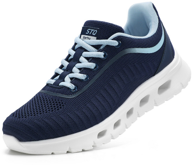 STQ 여성 운동화 런닝화 러닝화 서서신는신발 핸즈프리 슬립온 워킹화 쉬운 통풍 손안대고 신는 바로신는