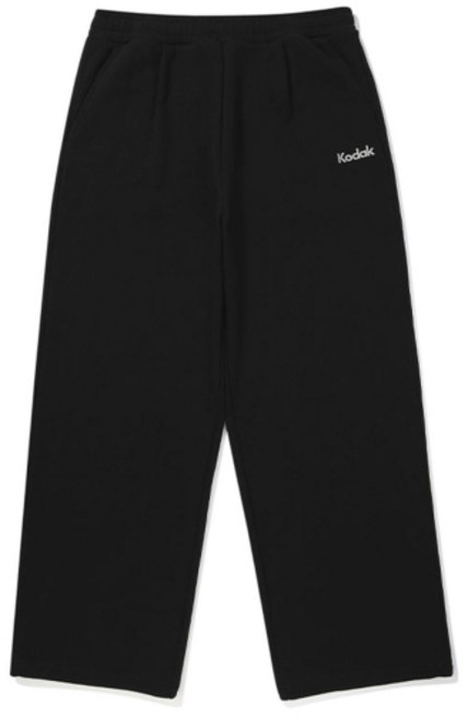 코닥 KODAK 씨너리 핀턱 와이드 팬츠 BLACK