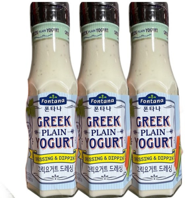 폰타나 그릭 요거트 드레싱 270g X 3개