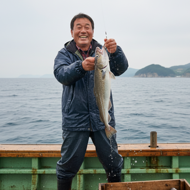 [자연산] 동해 삼척항 국내산 자연산 생대구 (1.5kg 2~3미 내외), 1박스, 1.5kg 2~3미 내외