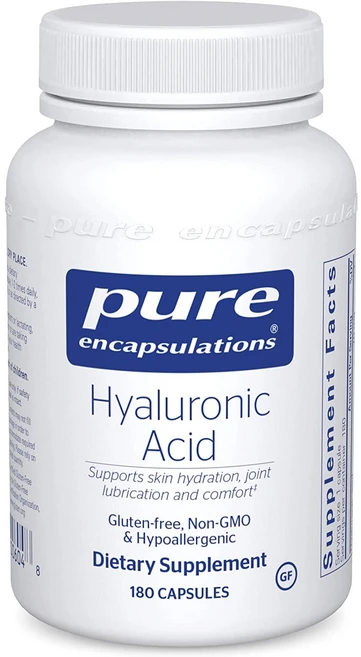 Pure Encapsulations Hyaluronic Acid 퓨어 인캡슐레이션 히알루론산 180캡슐, 1개, 180정 - 쿠팡