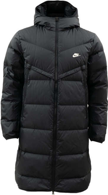 나이키 오리털잠바 스톰 핏 윈드러너 다운 파카 블랙