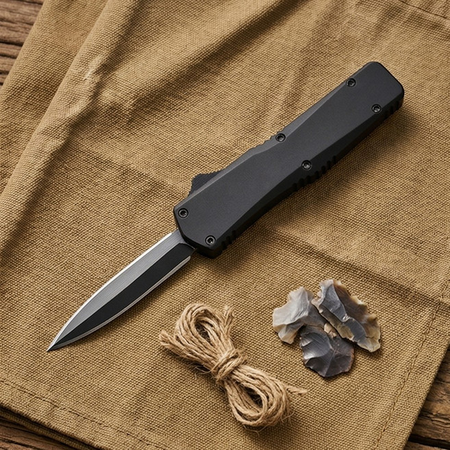 EDC 나이프 KD544 풀메탈 OTF 존윅 칼 봉투 박스칼, 1개