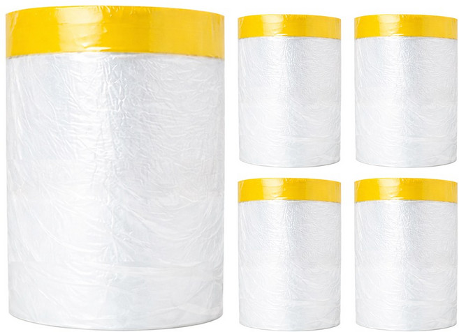 아띠꼴로 비닐 커버링 테이프 카바링 마스킹테이프 보양비닐, 5개