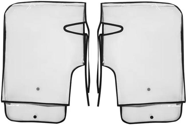 방수커버 오토바이 핸들 방한토시 비닐커버 토시 1개, 상세페이지 참조