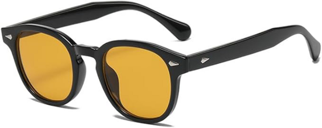 FEISEDY UV400 자외선 차단 선글라스 빈티지 라운드 스퀘어 작은얼굴 남녀공용 B2350