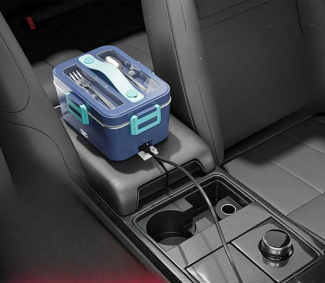 차량용전자레인지 화물차 도시락 차박 워머 12V 24V, 짙은녹색 12V/24V 1800ML, 녹색 12V24V 차량용 1800ML