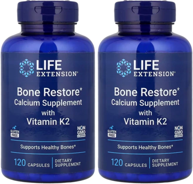 Life Extension 본 리스토어 비타민 K2 120정, 2개 - 쿠팡