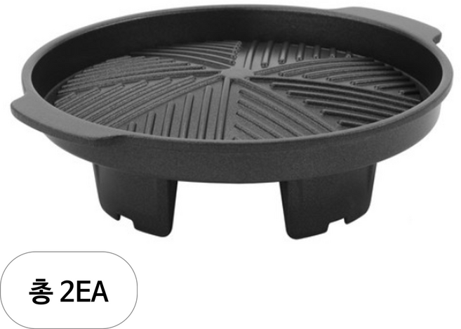 러브송 혼술 구이팬, 18cm, 2개