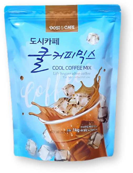 도시카페 쿨 커피믹스 분말 파우치 1kg, 1개, 1개입