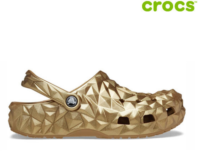 크록스 클래식 메탈릭 지오메트릭 클로그 공용샌들 210002-710_CA