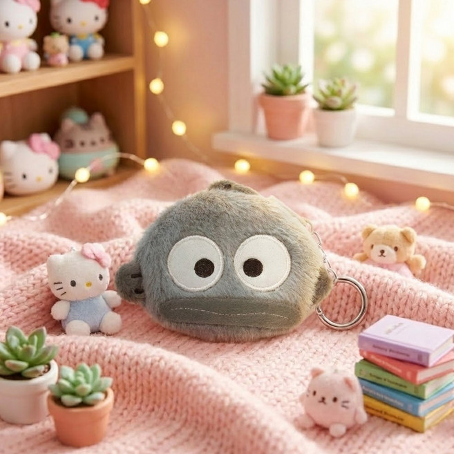 모노모노 흑백 모노톤 미니파우치 이어폰 동전주머니