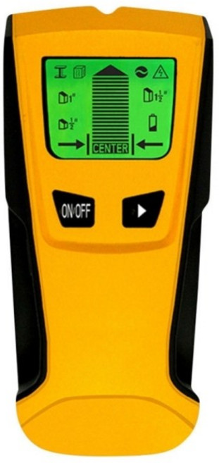 3 in 1 벽 탐지기 - 목재 금속 전선 감지 LCD 디스플레이 고정밀 센서, 1개