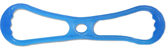 8자형 스트레칭 젤리밴드 8자형 근력밴드 다이어트 헬스 튜빙밴드, 파랑