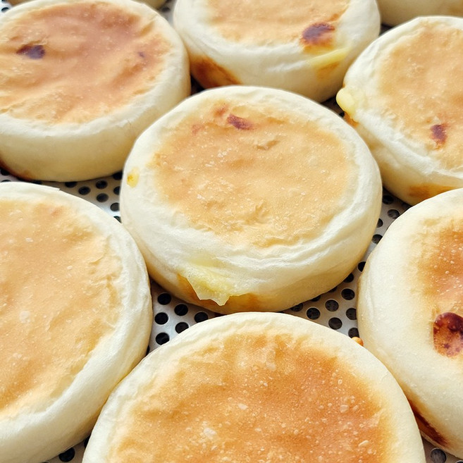 롤치즈 잉글리쉬머핀 수제 맥모닝빵 샌드위치 맥머핀 10개입, 샌드위치컷, 450g, 1개