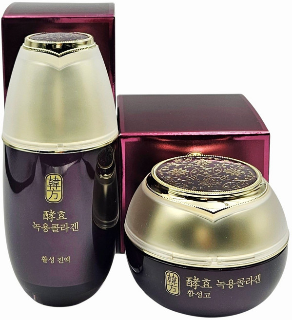 수려한 녹용 효 녹용콜라겐 활성 세트 (활성고+진액), 1세트