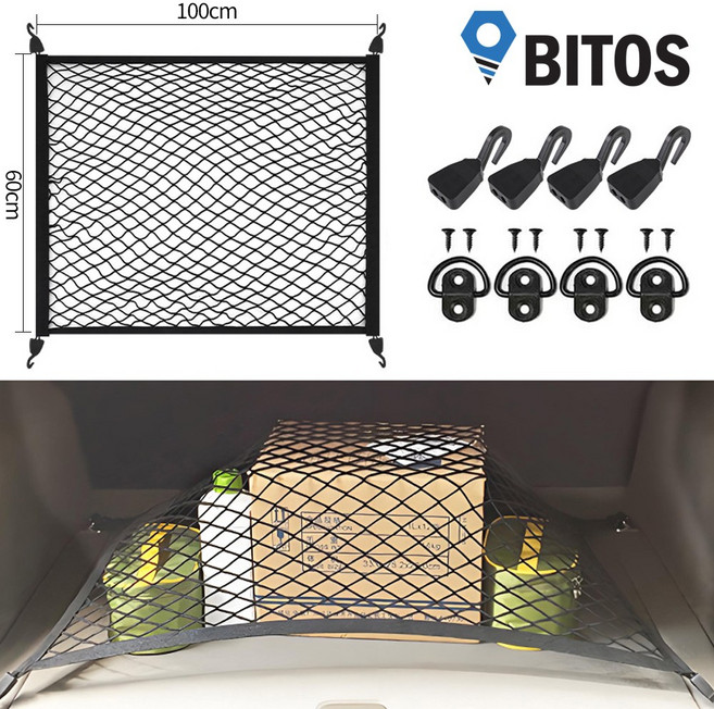 픽업트럭 그물망 적재함 네트 트렁크 렉스턴칸 타스만 무쏘, 1개