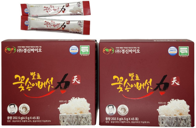 발효 꽃송이버섯 현미 효소 천스틱 한박스 90포 경신바이오, 405g, 3개