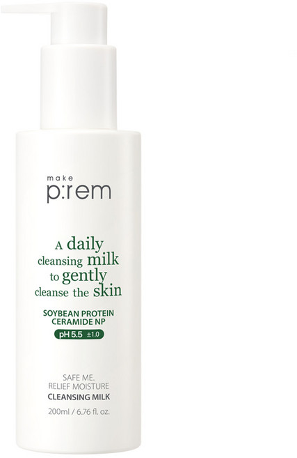 메이크프렘 세이프 미 릴리프 모이스처 클렌징 밀크, 1개, 200ml