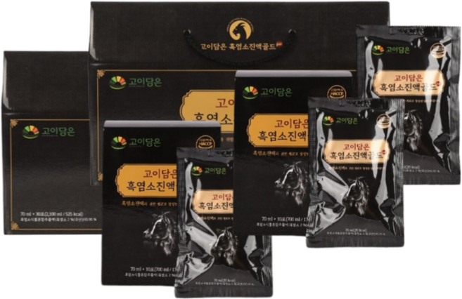 고이담은 흑염소 진액골드, 2박스, 70ml