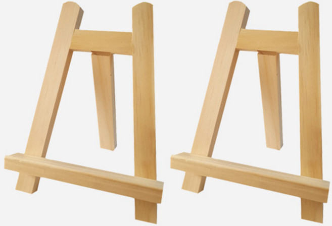 미니 나무이젤 15x20cm 2개입/원목이젤/전시용/DSMG