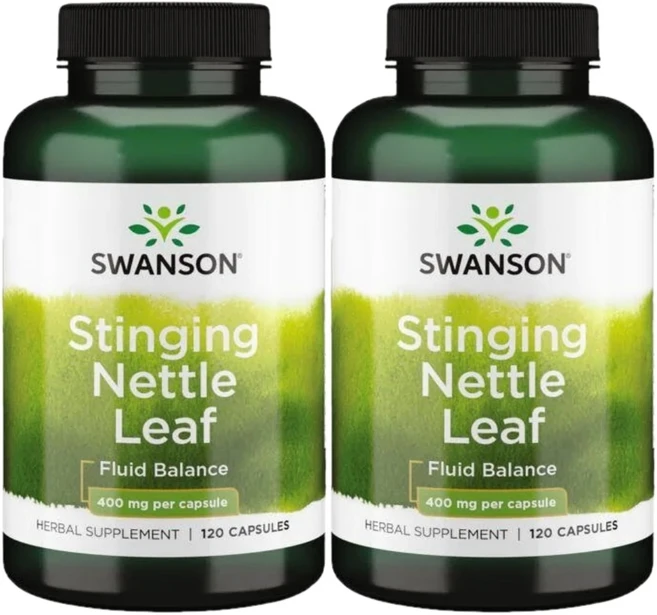 스완슨 쏘는 쐐기풀 잎 400mg, 2팩, 120정 - 쿠팡