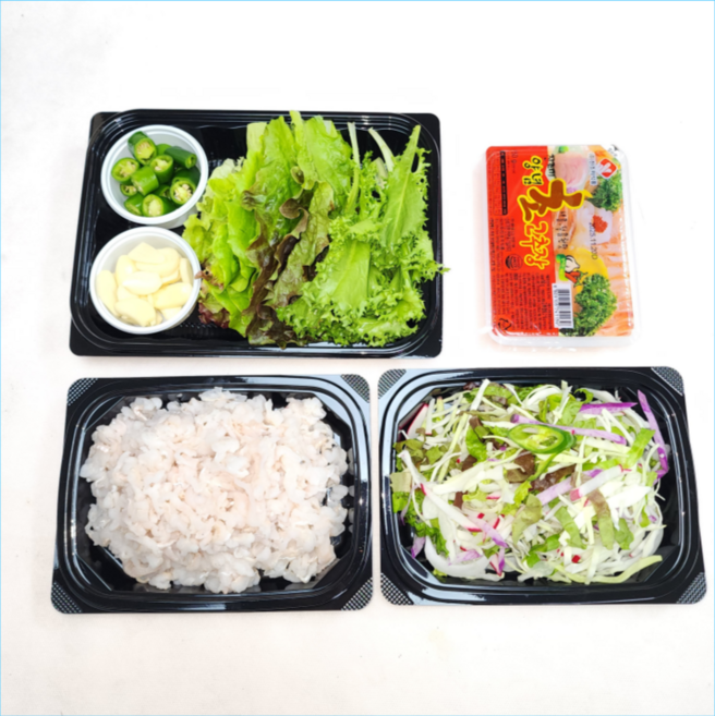 제일농수산 아나고회 바다장어회 세꼬시회야채세트 순살회야채세트 산지직송, 1개, [세트] 세꼬시회200g+야채세트