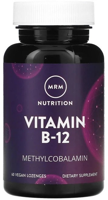 MRM Nutrition Nutrition 비타민B-12 베지 사탕 정제 60정, One Color, 1팩 - 쿠팡
