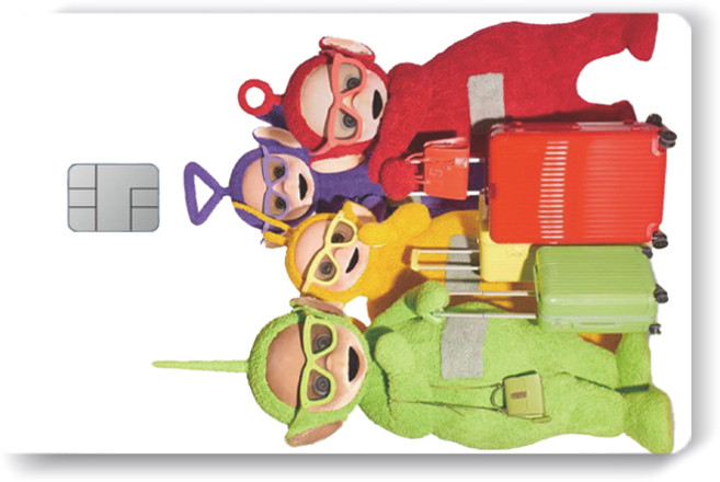 텔레토비 토비 밈 코믹 체크카드 신용카드 카드스티커 카드리폼 스티커 카드스킨 토스카드 교통카드 카드꾸미기 카드커버, 토비