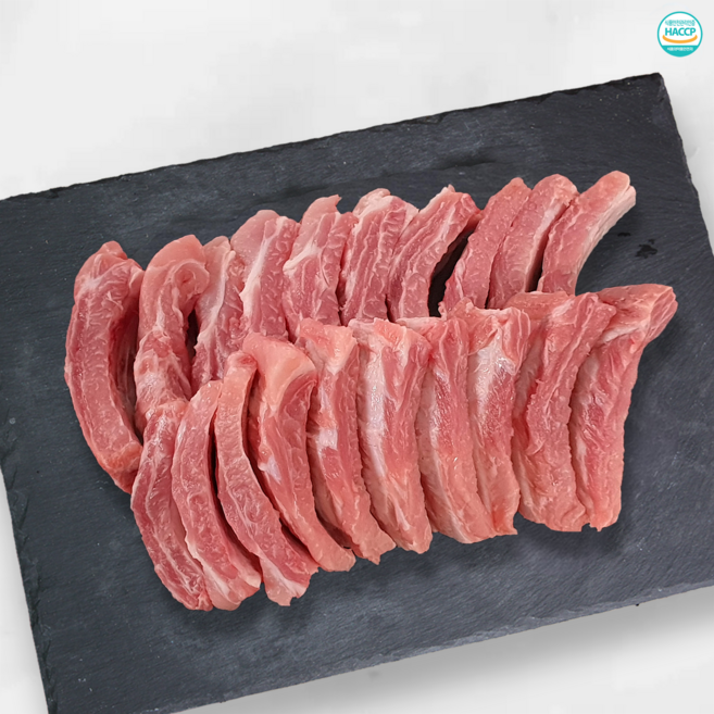 [고기올] 한돈 절단 등갈비 쪽갈비 찜용/구이용 (냉장), 3개, 1kg