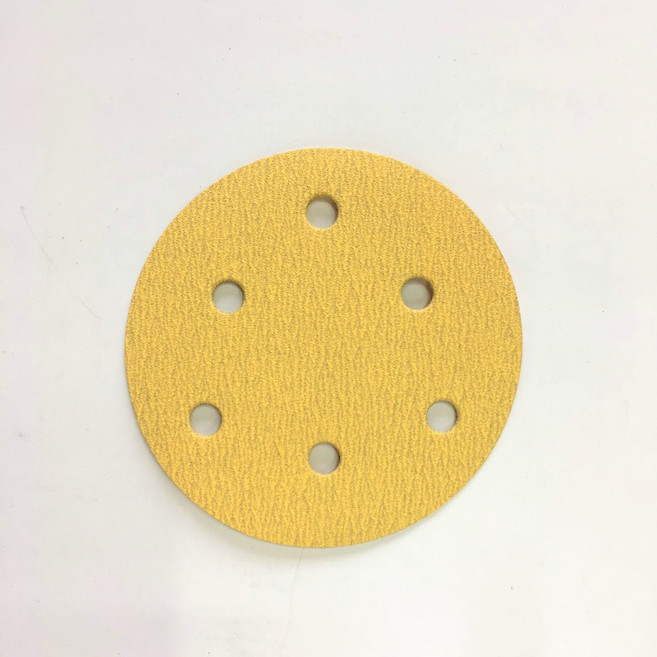 디어포스 원형사포 5인치6홀 DA367 CC261 10장씩 흡진 벨크로, 100방6홀, 100장