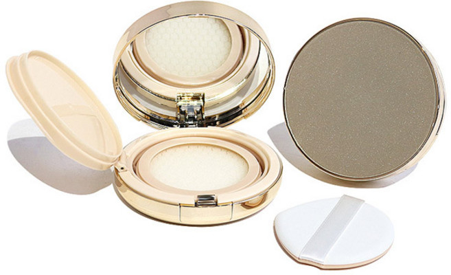 diy 쿠션 팩트 케이스 공병 용기, 1개, 골드