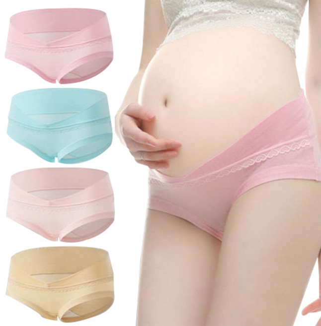 마미누리 하트골반 임산부 팬티 4종 세트