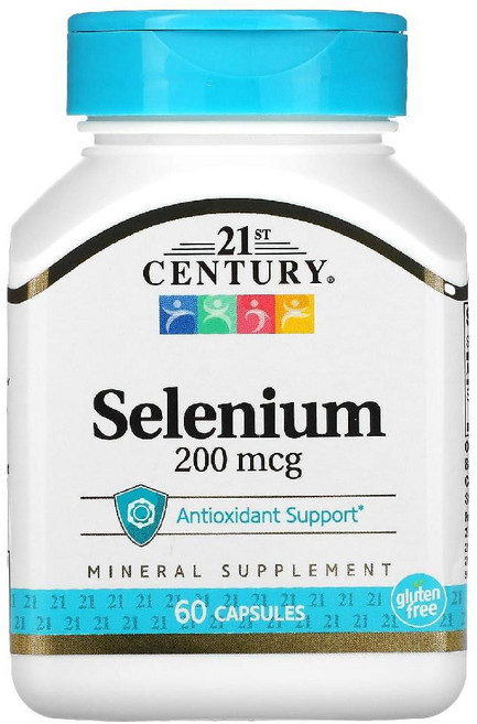 21세기센트리 셀레늄 200mcg 60캡슐 셀레니움 Selenium, 60정, 1개