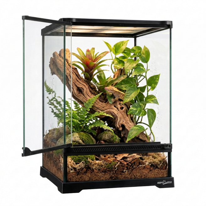 렙티주 20x20x30cm 테라리움장, 1개, 투명